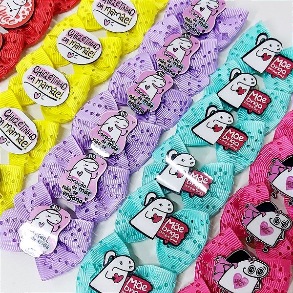 Laço Borboleta PF de Mães - 10 unidades