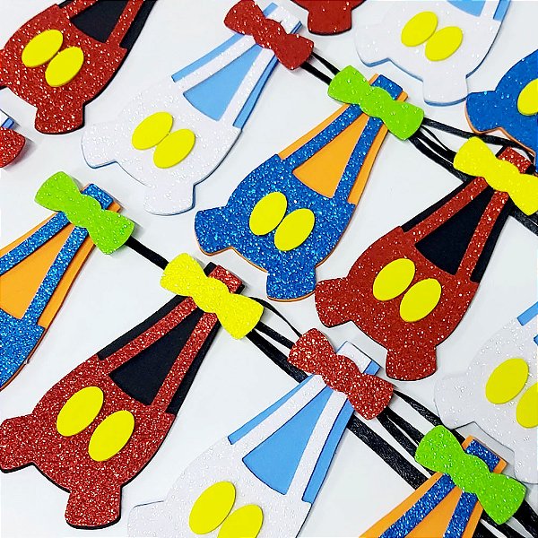 Gravata EVA Personagens Disney - 10 unidades