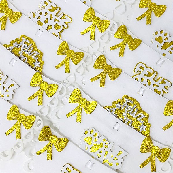 Babador Feltro EVA Ano Novo - 10 unidades