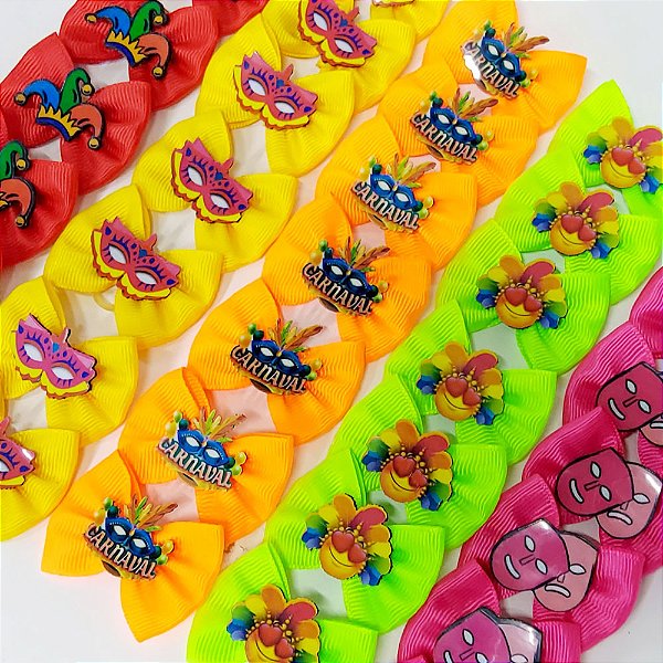 Laço Borboleta PF de Carnaval - 10 unidades