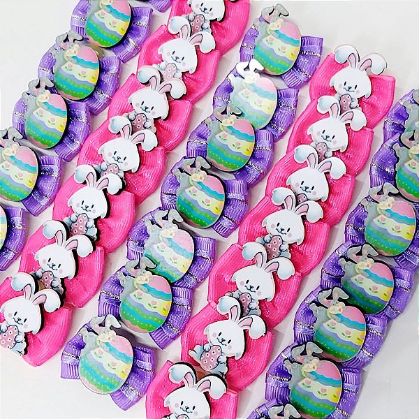 Laço Borboleta Duplo Sortidos PF de Páscoa Mod.1 - 10 unidades