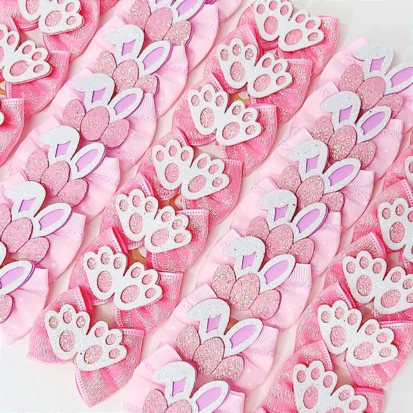 Laço Borboleta Duplo Sortidos EVA de Páscoa Mod.2 - 10 unidades