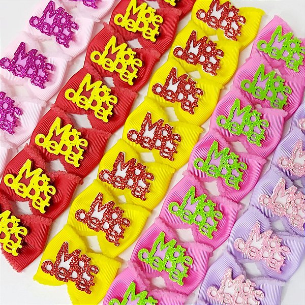 Laço Borboleta Desfiado EVA de Mães - 10 unidades