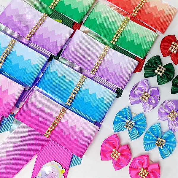 Conjunto Luxo Estampado Ursinhos Carinhosos Mod.2 - 15 unidades