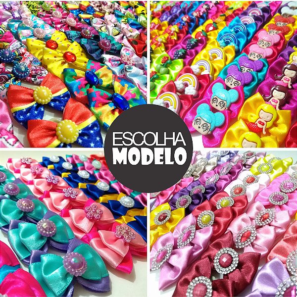 Laço Borboleta (Escolha Modelo) - 10 unidades