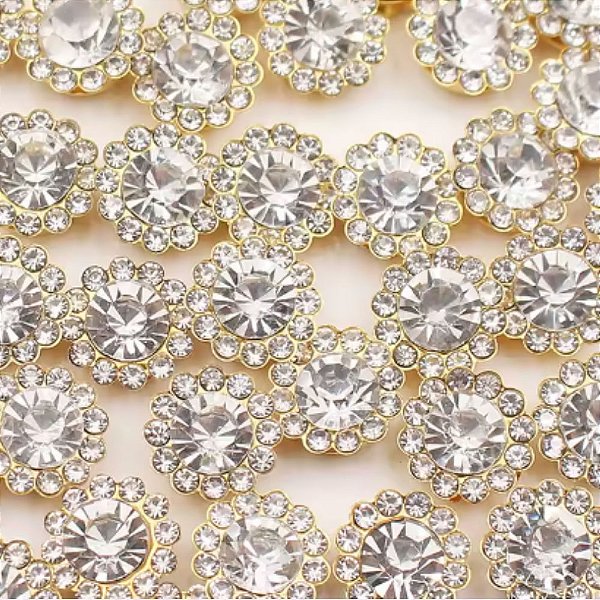 Laço de Penteado Joia Luxo Ano Novo Mod.3 - 20 unidades