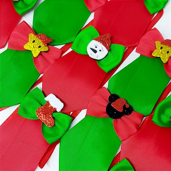 Gravata Social Laço EVA Natal - 10 unidades