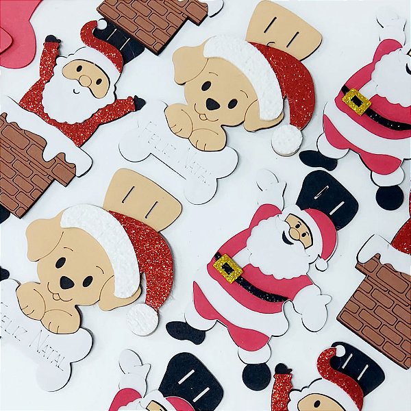 Medalha EVA Natal Mod.1 - 10 unidades