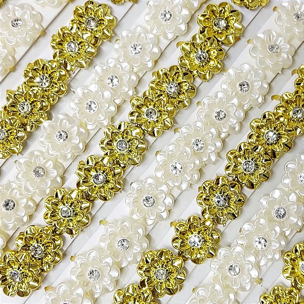 Laço de Penteado Joia Luxo Ano Novo Mod.4 - 20 unidades