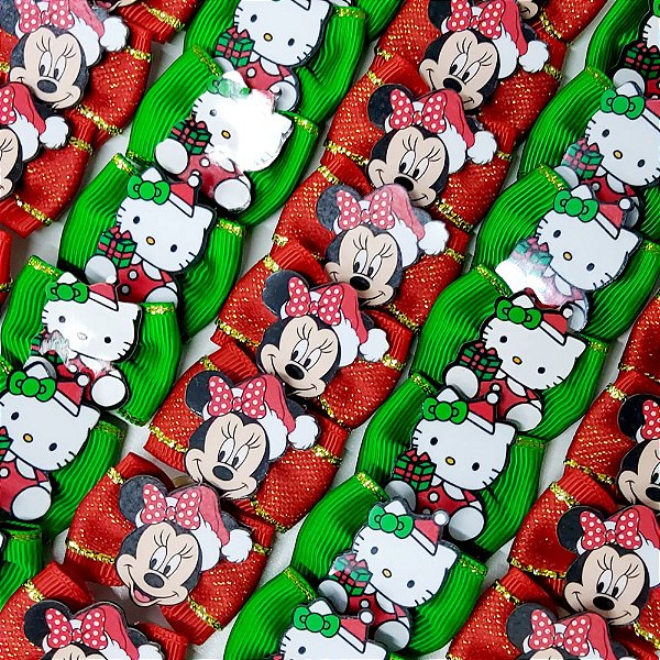 Laço Borboleta Sortidos PF Natal Mod.2 - 10 unidades