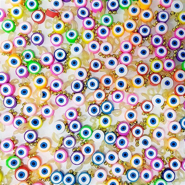 Ponto de Luz Emborrachado Olho Grego - 20 unidades