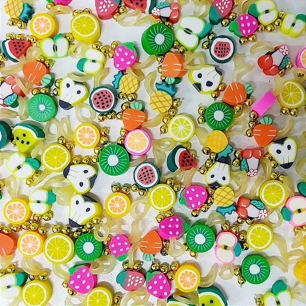 Ponto de Luz Emborrachado Frutas - 20 unidades