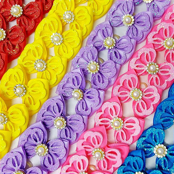 Laço Borboleta EVA Lacinho Pedraria - 10 unidades