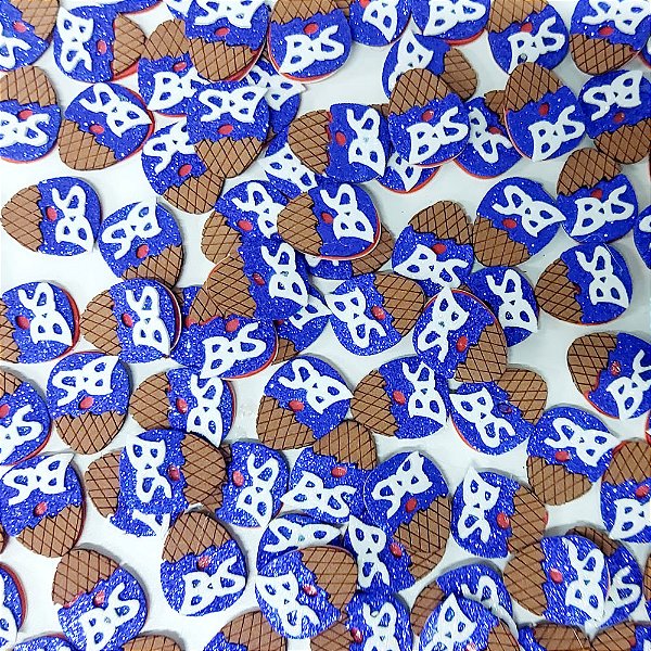 Adesivos EVA Ovo Chocolate Bis Páscoa - 10 unidades