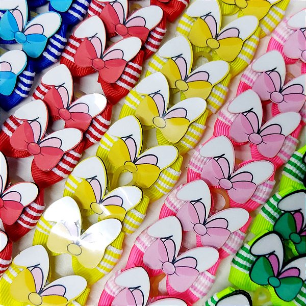 Laço Borboleta Duplo Jeans PF Páscoa Mod.2 - 10 unidades