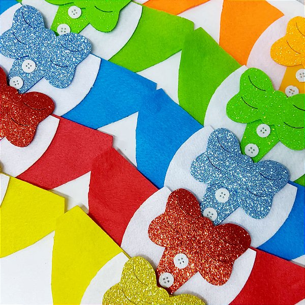 Colarinho Feltro EVA Social - 10 unidades