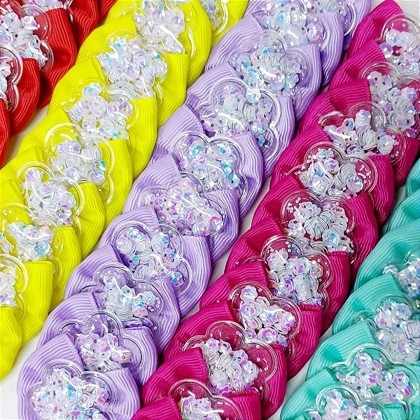 Laço Borboleta Piscina Florzinha - 10 unidades