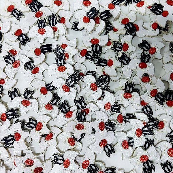 Adesivos EVA Glitter Frajola - 10 unidades