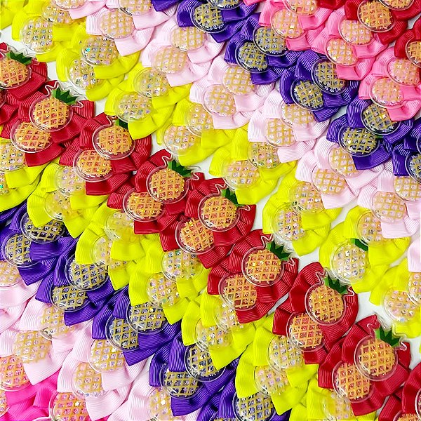 Kit Laço Borboleta Piscina Abacaxi (Atacado) - 50 unidades