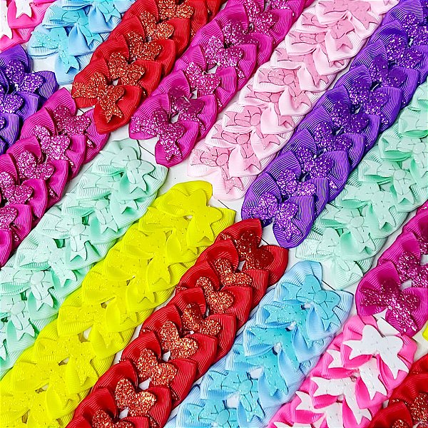 Kit Laço Borboleta EVA Lacinho (Atacado) - 50 unidades