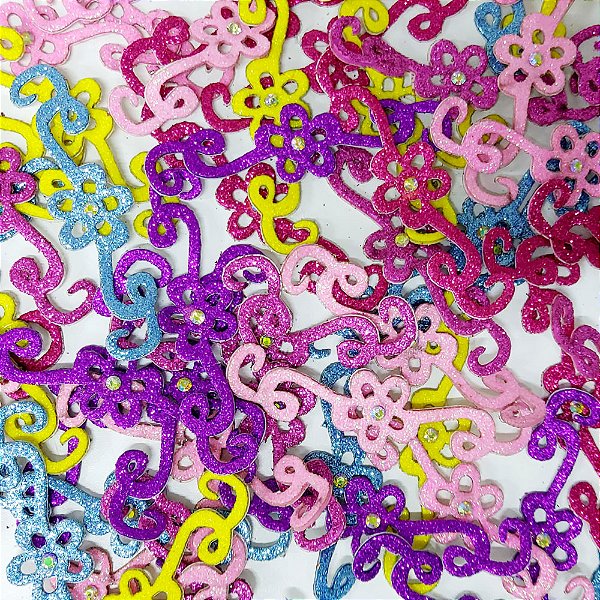 Adesivos EVA Glitter Tiara Mod.3 - 10 unidades