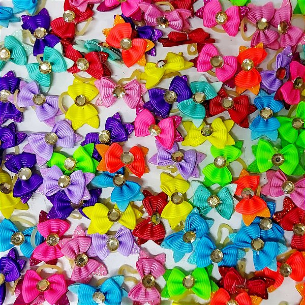 Laço Micro Borboleta Base EVA Chaton - 20 unidades