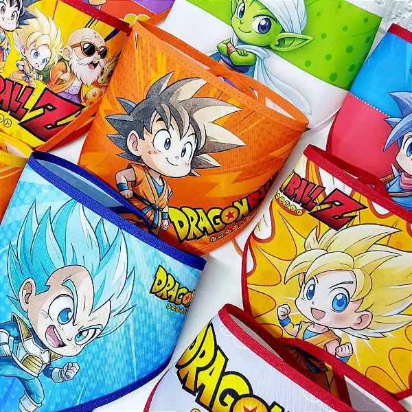 Bandanas Tecido Estampado Dragon Ball - 10 unidades