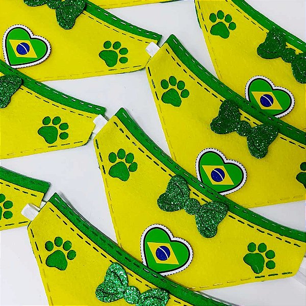 Bandana Feltro EVA Copa Brasil - 10 unidades