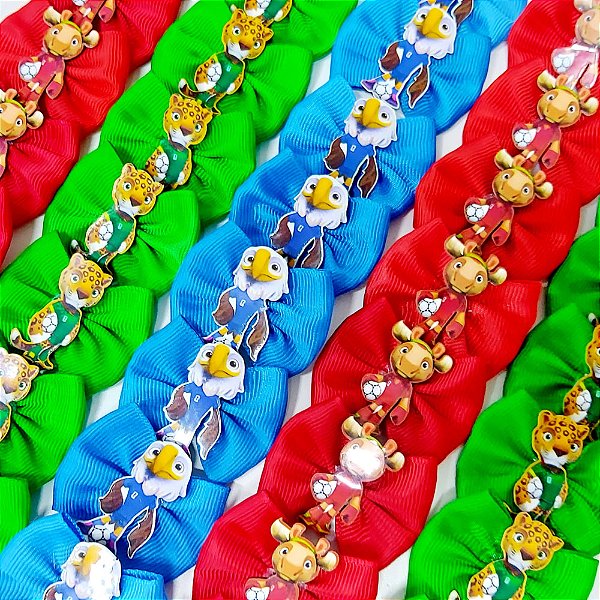 Laço Borboleta PF Mascote Copa Brasil - 10 unidades