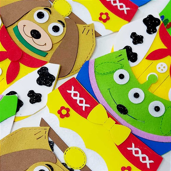 Bandanas Feltro EVA Toy Story - 10 unidades
