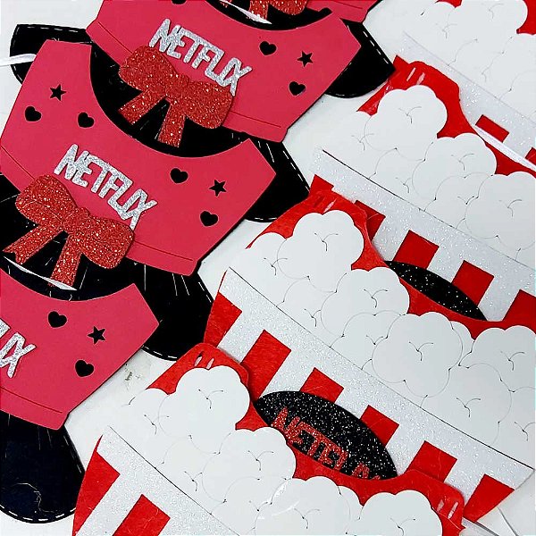 Babador Feltro EVA Netflix - 10 unidades