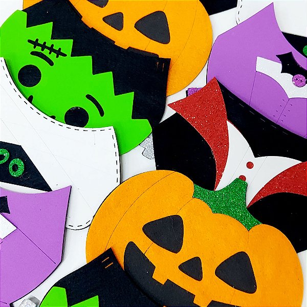Golas Feltro EVA Halloween Mod.2 - 10 unidades