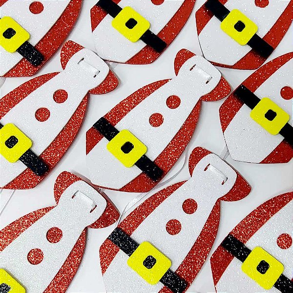 Gravata Social EVA Traje Noel Natal Mod.2 - 10 unidades