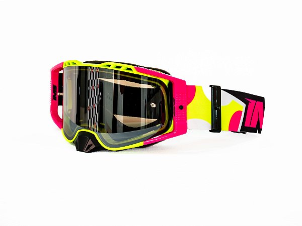 Óculos IMS ONE Pró 2025 Motocros Trilha FLUOR/ROSA