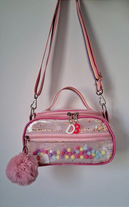 Frasqueira Summer Joy -Branco/Rosa