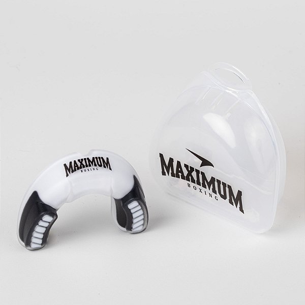 Protetor Bucal Branco e Preto