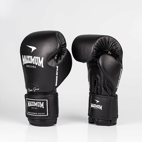Luva de Boxe e Muay Thai New Classic Black Power Face