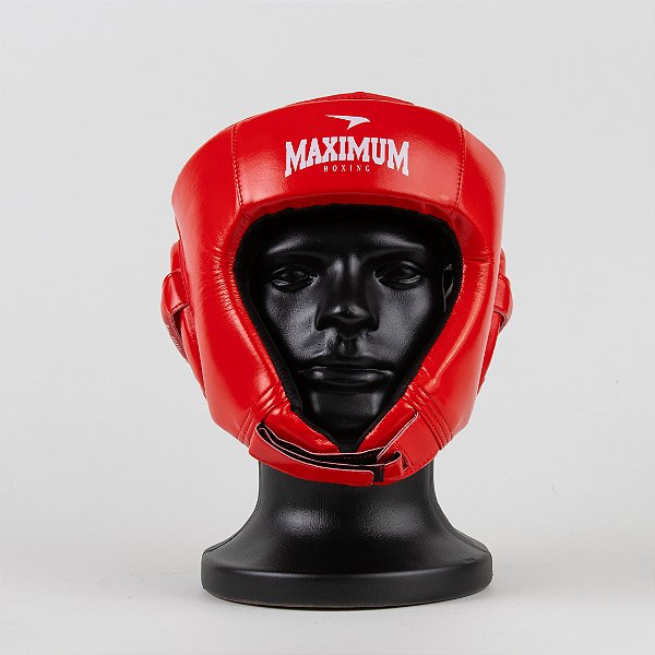 Capacete de Boxe Olímpico Vermelho