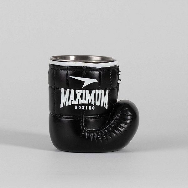 Caneca em Aço Inoxidável com Luva de Boxe Preta
