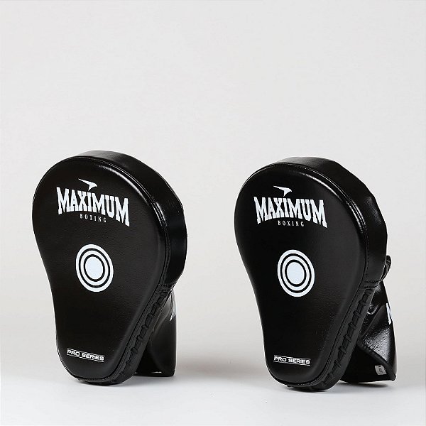Manopla de Foco Média Boxe e Muay Thai Maximum Profissional - Cor Preto