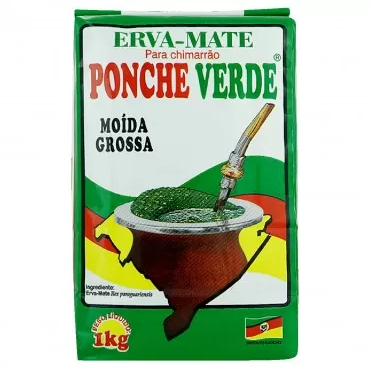 ERVA MATE PONCHE VERDE MOIDA GROSSA 1kg