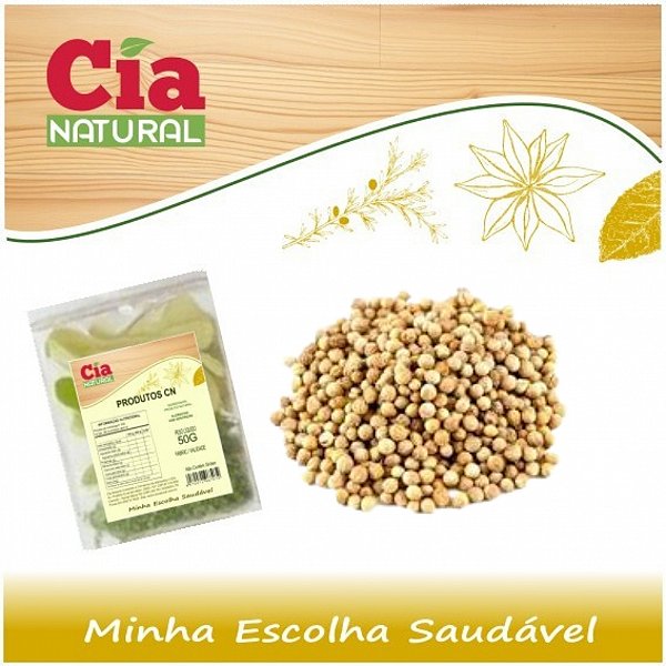 COENTRO EM GRÃO CIA NATURAL 30G