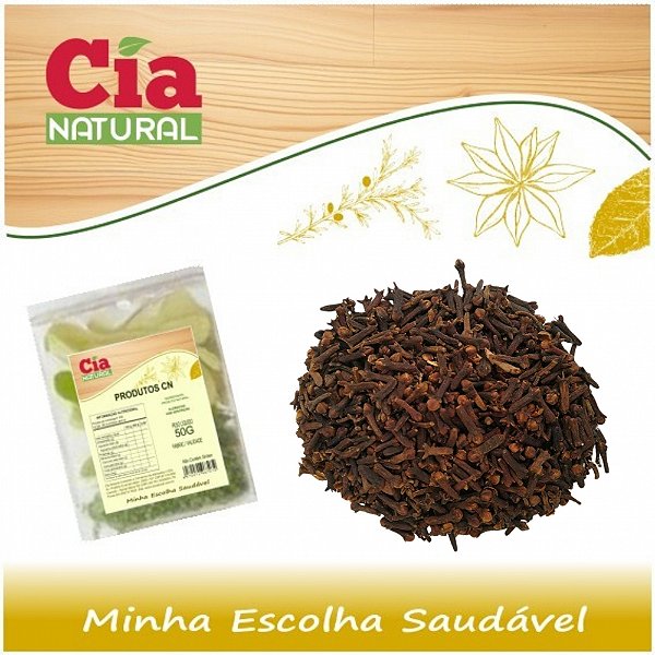 CRAVO EM FLOR CIA NATURAL 25G