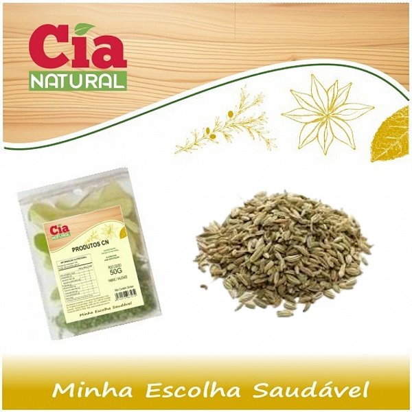 ERVA DOCE SEMENTES CIA NATURAL 50G