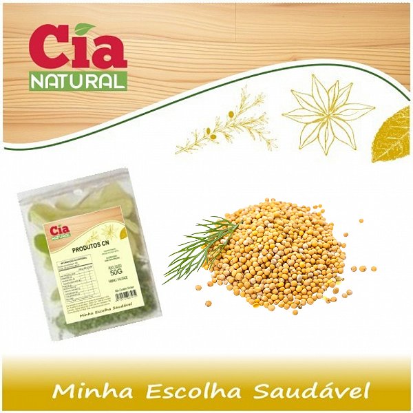 MOSTARDA EM SEMENTE CIA NATURAL 70G