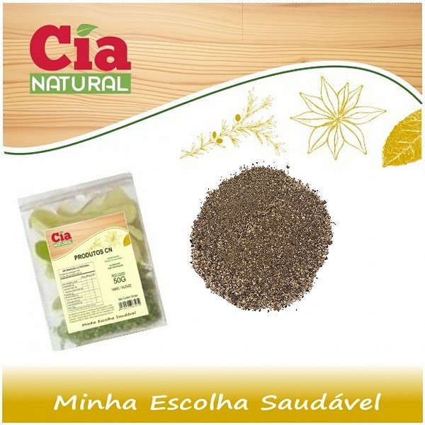 PIMENTA PRETA MOÍDA CIA NATURAL 50G