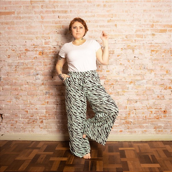 PANTALONA DAY ZEBRADA VERDE