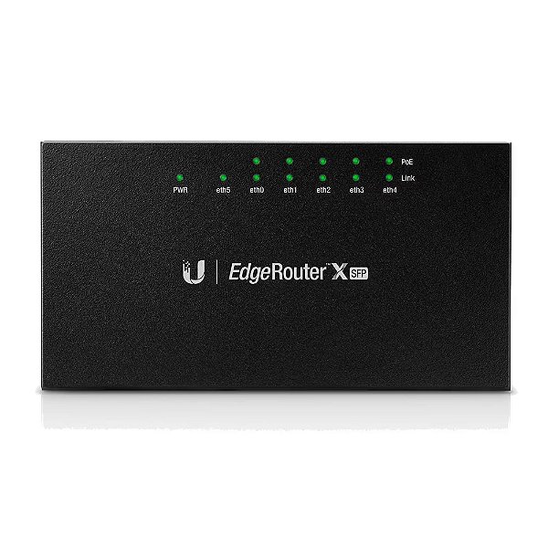 ER-X-SFP-BR 6PORT 5GIGABIT RJ4 - Ampla Cabos Network