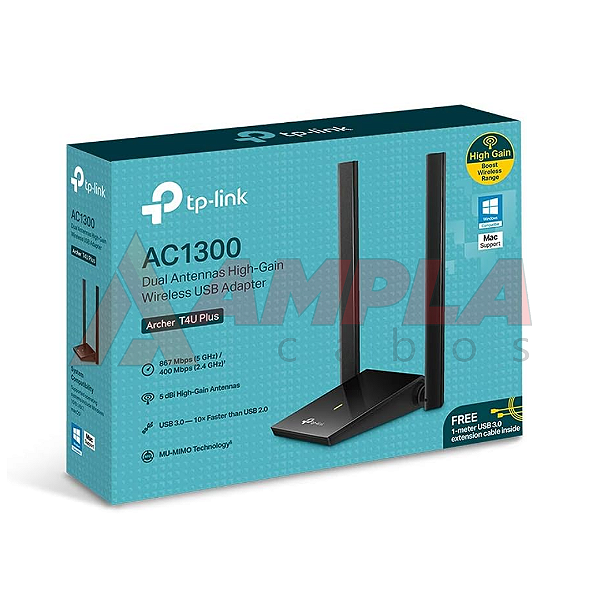 Adaptador USB TP-Link Archer T4U Plus AC1300 TP-Link