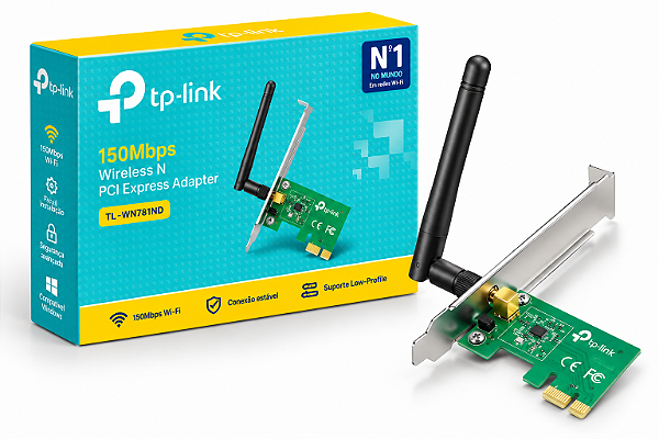 Adaptador Wireless TP-Link N150 TL-WN781ND